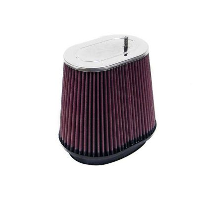 K&n universeel ovaal/conisch filter met ovale aansluiting, 165mm x 102mm, 140mm x 197mm bodem, 171mm universeel  winparts