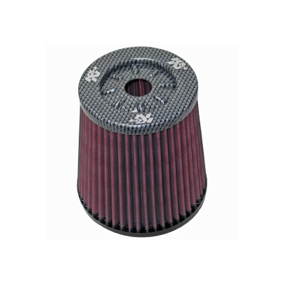 K&n universeel conisch filter 100mm aansluiting 139mm bodem, 114mm top, 152mm hoogte, met 11mm gat i universeel  winparts