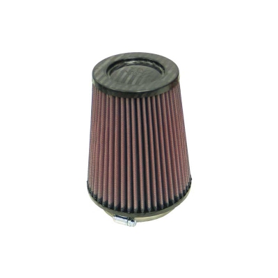 K&n universeel conisch filter 102mm aansluiting, 137mm bodem, 102mm top, 165mm hoogte, carbon top (r universeel  winparts