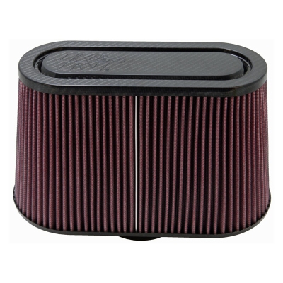 K&n universeel ovaal filter 98mm aansluiting, 151mm x 152mm bodem, 252mm x 100mm top, 178 mm (rp-510 universeel  winparts