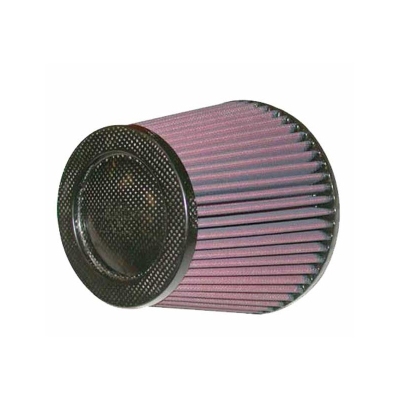 K&n universeel conisch filter 127mm aansluiting, 165mm bodem, 114mm top, 143mm hoogte, carbon top (r universeel  winparts