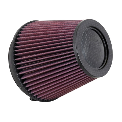 K&n universeel conisch filter 152mm aansluiting, 190mm bodem, 127mm top, 152mm hoogte, carbon top (r universeel  winparts