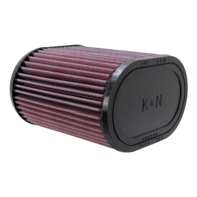 Foto van K&n universeel ovaal filter 70mm aansluiting, 10 graden hoek, 159mm x 102mm, 152mm hoogte (ru-1540) universeel via winparts
