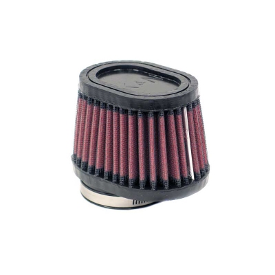 K&n universeel ovaal/conisch filter 54mm aansluiting, 102mm x 76mm, offset rechts (ru-3000) universeel  winparts