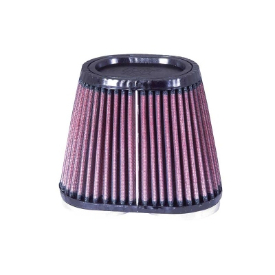 K&n universeel ovaal/conisch filter 60mm dual aansluiting, 159mm x 95mm bodem, 87mm x 112mm top, 127 universeel  winparts