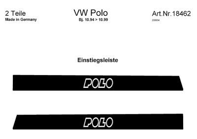 Prewoodec interieurset volkswagen polo 6n 1994-1999 2-delig - wortelnoot volkswagen polo (6n1)  winparts