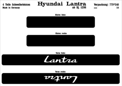 Prewoodec instaplijsten hyundai lantra 12/1998- - wortelnoot hyundai lantra ii wagon (j-2)  winparts