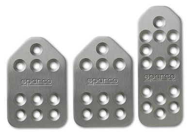 Foto van Sparco set sportpedalen 'piuma' - mat aluminium - handgeschakeld universeel via winparts