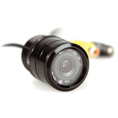 Universele 28mm achteruitrijdcamera met night view, inlusief bekabeling - 6 meter kabel bijgesloten universeel  winparts