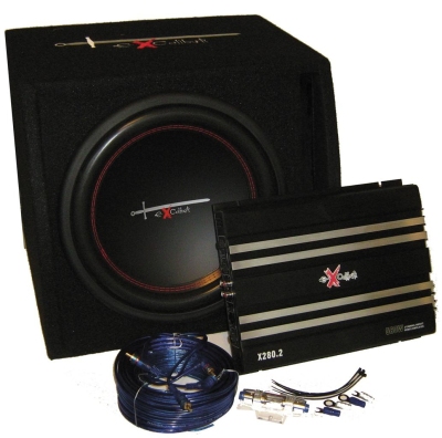 Excalibur x1 basspack (boombox/versterker/kabelset) universeel  winparts