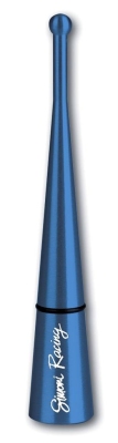 Foto van Simoni racing aluminium antenne 8v - blauw - lengte 9cm universeel via winparts