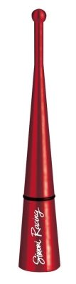 Simoni racing aluminium antenne 8v - rood - lengte 9cm universeel  winparts