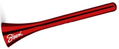 Foto van Simoni racing aluminium antenne 8v micro - rood - lengte 6,3cm universeel via winparts