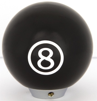 Autostyle pookknop 8-ball - zwart universeel  winparts