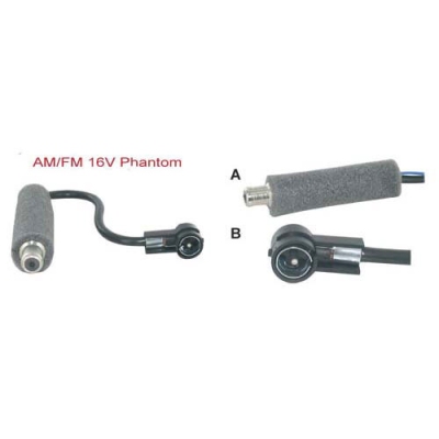 Am/fm 16v phantom antenne adapter universeel  winparts