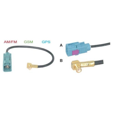 Am/fm gsm/ gps fakra adapter universeel  winparts