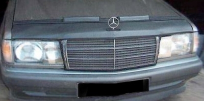 Foto van Motorkapsteenslaghoes mercedes 190e w201 1984-1993 carbon-look mercedes-benz 190 (w201) via winparts