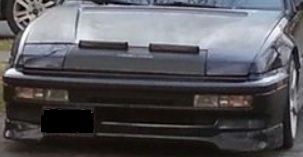 Foto van Motorkapsteenslaghoes honda prelude 1984-1987 carbon-look honda prelude ii (ab) via winparts