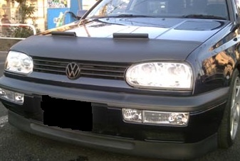 Foto van Motorkapsteenslaghoes volkswagen golf iii 1992-1997+ cabrio iii/iv carbon-look volkswagen golf iii variant (1h5) via winparts