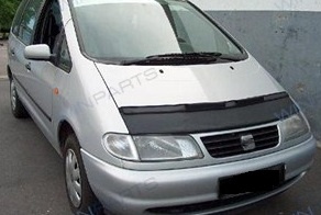 Motorkapsteenslaghoes volkswagen sharan/seat alhambra i 1995-2000 carbon-look seat alhambra (7v8, 7v9)  winparts