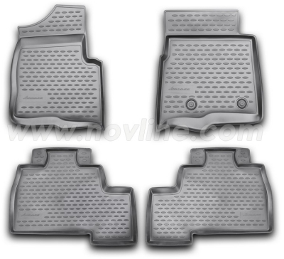 Rubber automatten ford f-150 super crew , van 2009 tot 2014, 4 delig. ford usa f-150  winparts