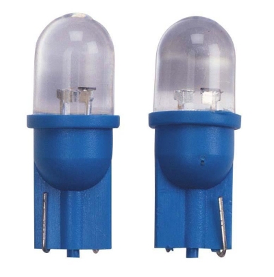 Foto van T-10 led lampen 12v blauw, set á 2 stuks universeel via winparts