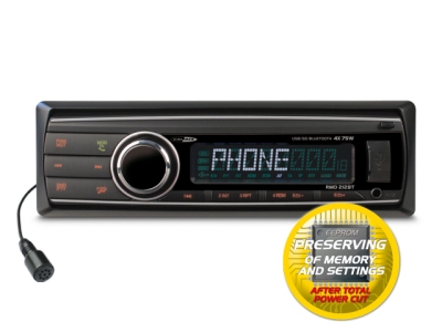 Usb/sd - fm/am tuner, aux-input en bluetooth (zonder cd speler) universeel  winparts