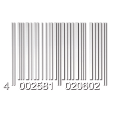 Foto van Foliatec cardesign sticker - code - wit mat - 37x24cm universeel via winparts