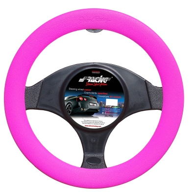 Foto van Simoni racing stuurwielhoes soft silicon - 37-39cm - roze universeel via winparts
