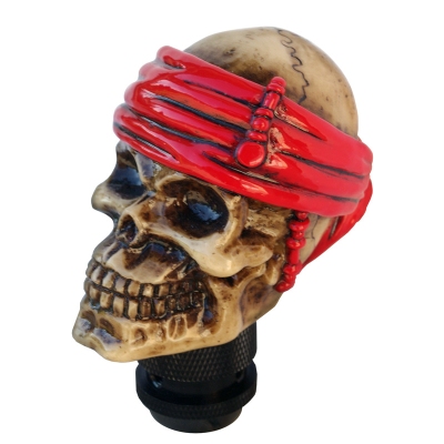 Foto van Simoni racing pookknop skull pirate universeel via winparts