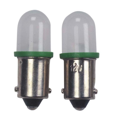 T-10 led bulb ba9s green 12v 2pcs/c universeel  winparts