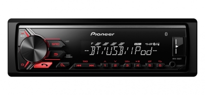 Pioneer mvh-s300bt autoradio bluetooth/usb/aux universeel  winparts