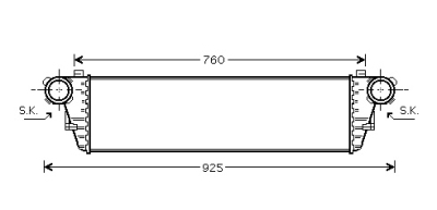 Intercooler 2.0 kompr -02 mercedes-benz c-klasse (w203)  winparts