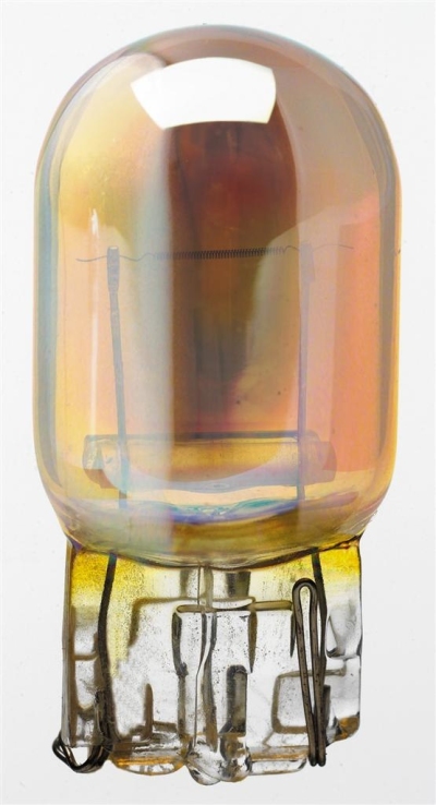 Foto van T-20 (wy21w) lampen 21w/12v amber chroomcoated amber, set á 2 stuks (e-keur) universeel via winparts