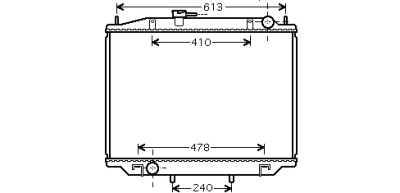 Radiateur terrano2 27td mt 96-02 nissan terrano ii (r20)  winparts