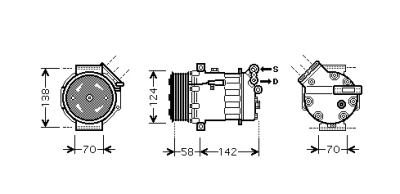 Airco compressor vectra c / signum / 9-3 d 03- fiat croma (194_)  winparts