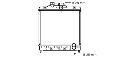 Foto van Radiateur radiateur honda civic 1300 honda civic v hatchback (eg) via winparts