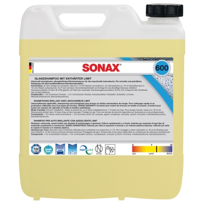 Sonax 600.600 glansshampoo 10l universeel  winparts