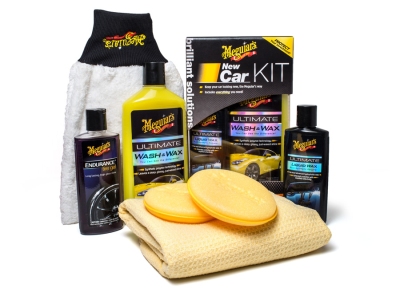 Meguiars new car kit (ultimate wash&wax/ultimate wax/endurance high gloss/accessoires) universeel  winparts