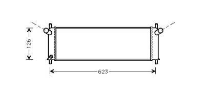 Radiateur oeler boxster 2.5 08/96- porsche boxster (986)  winparts