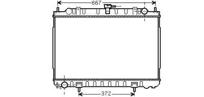 Radiateur nissan x-trail (t30)  winparts