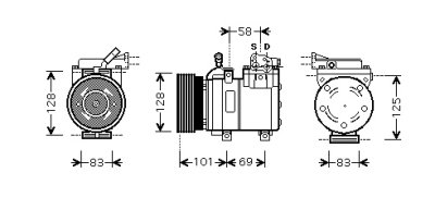Airco compressor 1.5 crdi hyundai excel ii (lc)  winparts