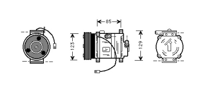 Airco compressor mazda 626 iv (ge)  winparts