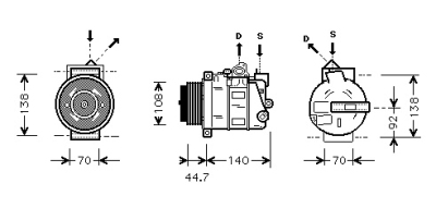 Airco compressor all mercedes-benz e-klasse (w211)  winparts