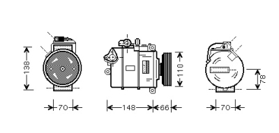 Compressor a6 iii 19tdi 02-04 audi a6 (4b2, c5)  winparts