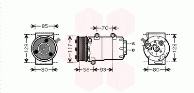 Compressor mondeo4/galaxy/s-max d 06 ford mondeo iv turnier (ba7)  winparts