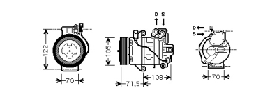 Foto van Compressor smart forfour (454) via winparts