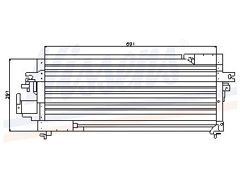 Condensator, airconditioning nissan sunny iii (n14)  winparts