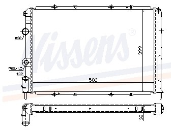 Foto van Koeler, motorkoeling renault megane i (ba0/1_) via winparts