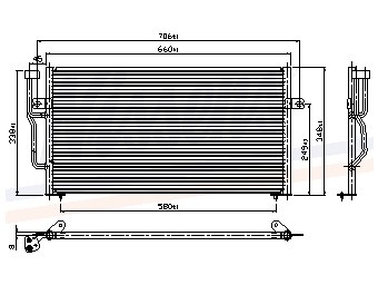 Condensator, airconditioning volvo s40 i (vs)  winparts